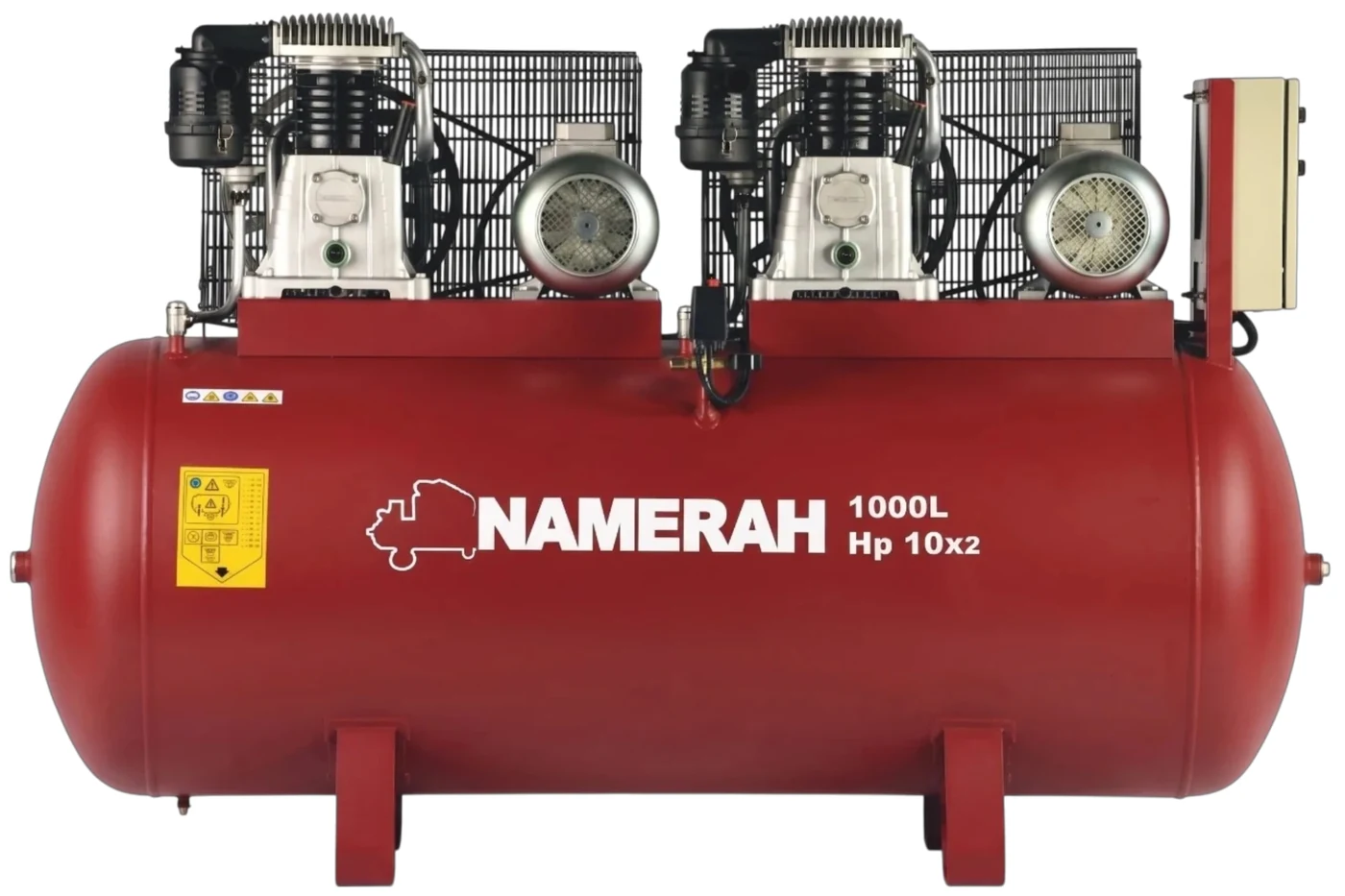 AIR COMPRESSOR 1000L 10HP × 2 ABAC B7000