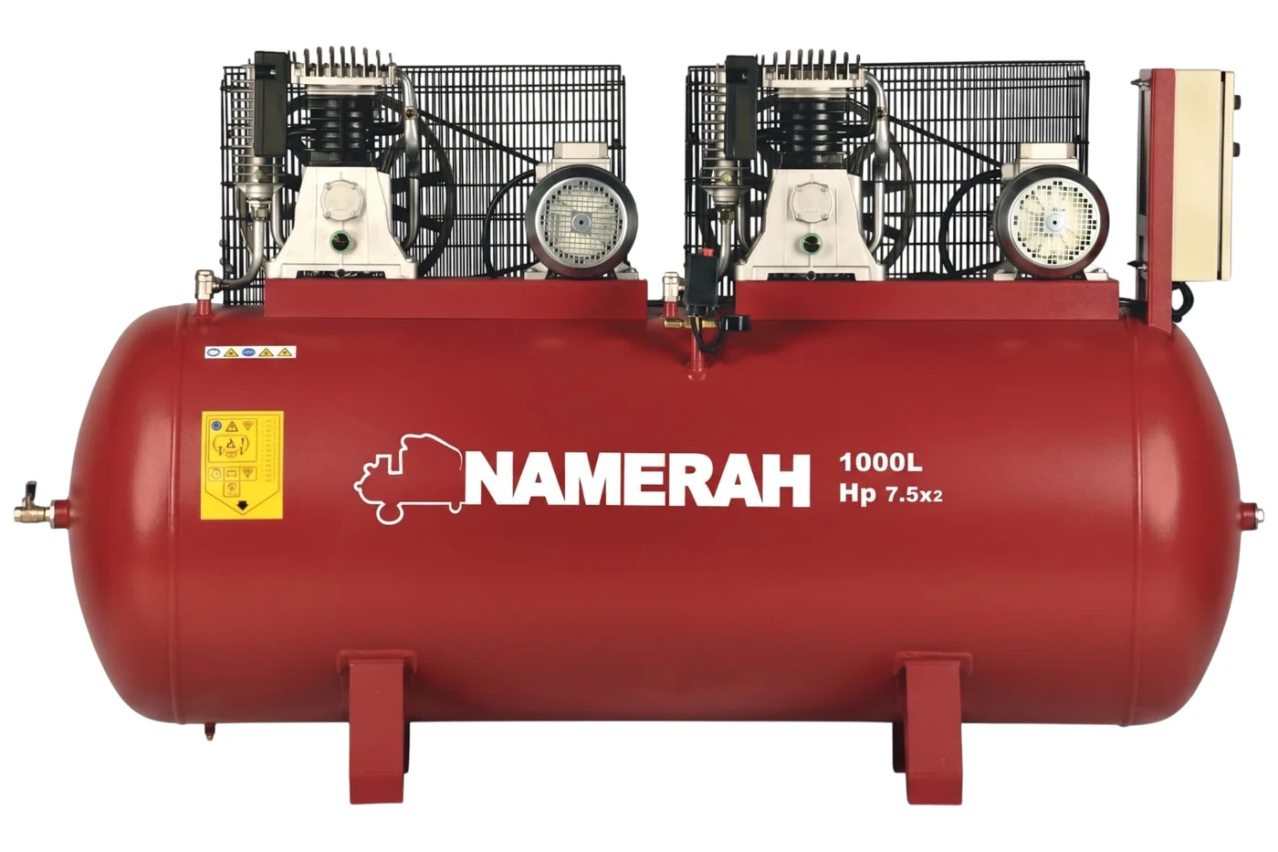 AIR COMPRESSOR 1000L 7.5HP ×2