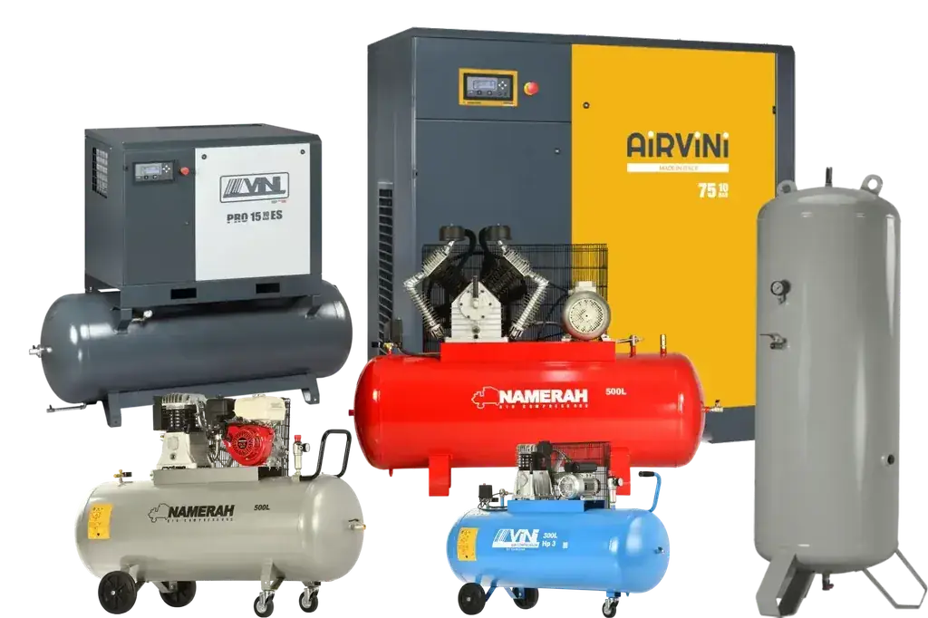 Namerah air compressors and tanks product group